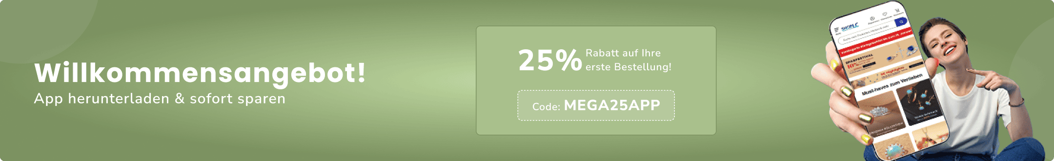 Holen Sie sich die App!